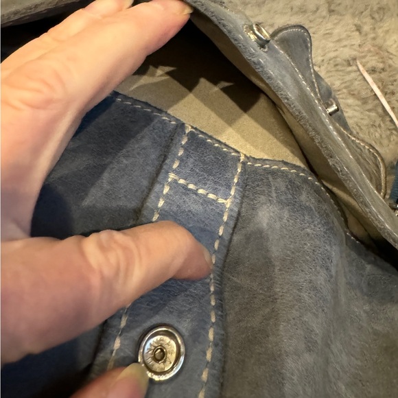 Roots Genuine Leather Shoulder Bag Made In CANADA Vintage 12"x11" - Picture 3 of 12